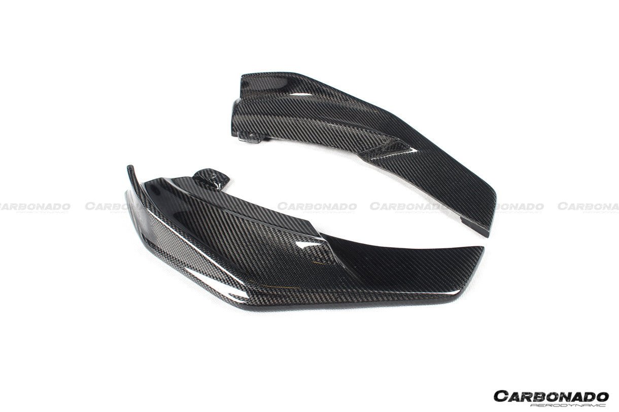 2017 - 2023 Porsche 718 Cayman & Boxster AM Style Carbon Fiber Rear Lip with Caps